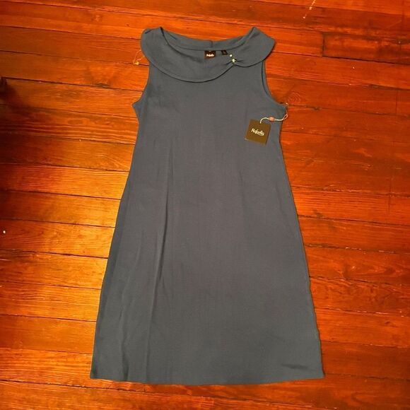 NEW Rafaella Blue Dress Large Fitted - Picture 2 of 9
